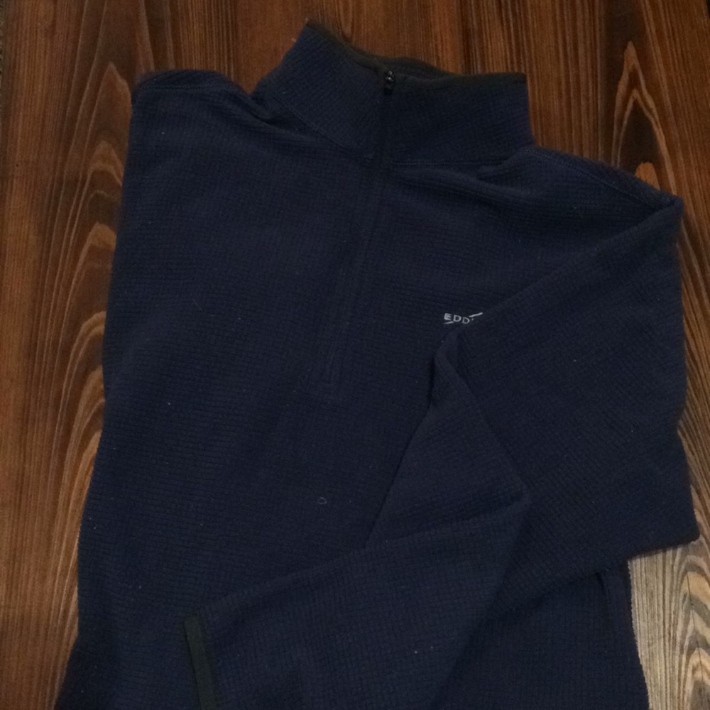 Fleece quart zip pull over jacket